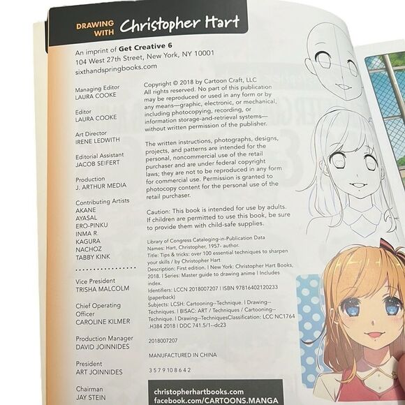 The Master Guide to Drawing Anime Book Tips & Tricks Christopher Hart Paperback - Picture 7 of 16